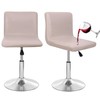 Waterproof Bar Stool Chair Covers, PU Leather Barstools Chair Covers,