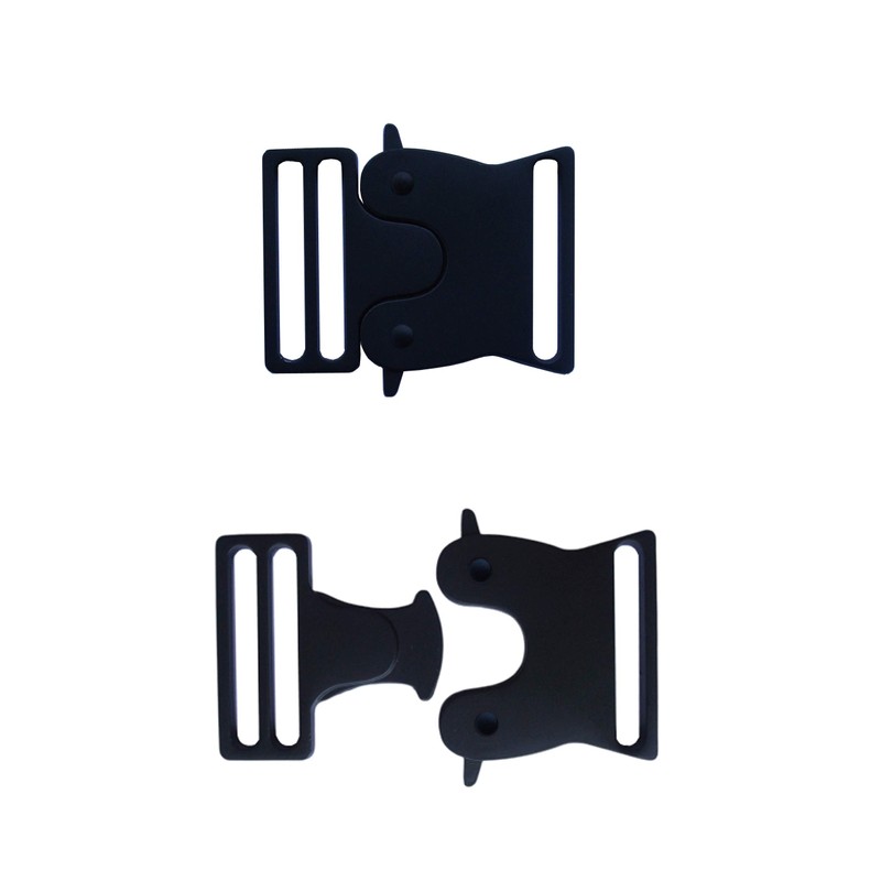 SICOLAS 2 pcs Heavy Duty Metal Climbing Adjustable Release Buckles,