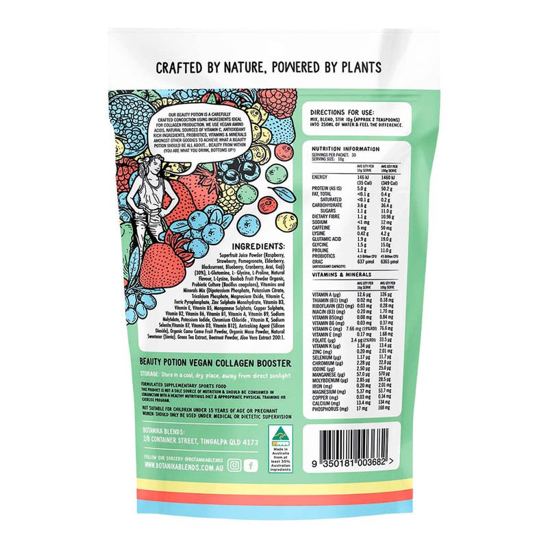 Botanika Blends Beauty Potion - Vegan Collagen Booster, 300g