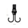 ViWaVee Pram Hook, Heart Shape Velcro Hook Pram for Changing