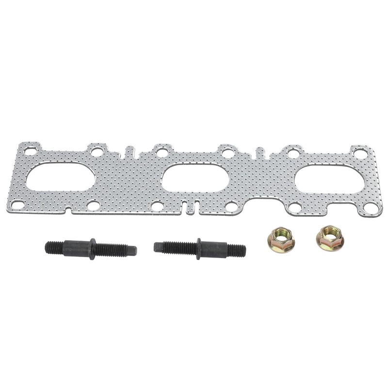 A-Premium Left Engine Exhaust Manifold Kit W/Gasket & Studs &