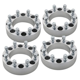 DCVAMOUS 4PC 8x6.5 Wheel Spacers 2 Inch with 14x1.5 Studs Compatible with Chevy GMC 8 Lug 8x165.1 for 1999-2010 Sierra Silverado 2500 3500 | 1997-2022 Express Savana 2500 3500 | 2014-2022 RAM2500 3500