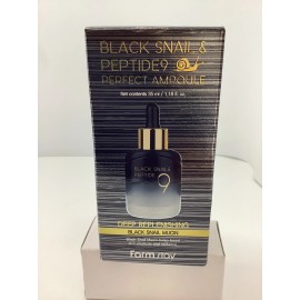 Farm Stay. Black Snail & Peptide 9 Perfect Ampoule - 35 ml Brand New, Free Ship