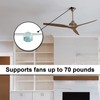 Ciata Ceiling Fan Mounting Bracket, Saf-T-Brace with Locking Teeth, 3