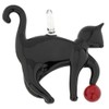 Glass Of Venice Black Murano Glass Cat