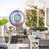 TFANUO Stainless Steel Wind Chime 3D Hanging Wind Spinner 25