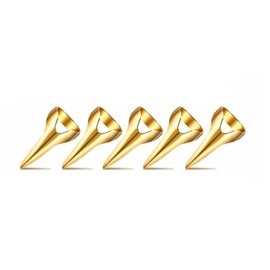 ZhangyiHot 5Pcs Gold Finger Claws Cosplay Claws Rings,Punk Rock Nail Finger Armor Gothic Talon Nail Fingertip Claw,Hair Parting Selecting Sectioning Tool Clips(ZS270)
