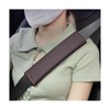 CGEAMDY Pack of 2 Seat Belt Shoulder Pads, Durable Leather
