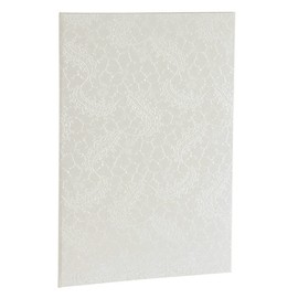Nakabayashi FSM-A4C-W Certificate/Award File A4 Size, Bi-Fold Type, Woven Pattern, White