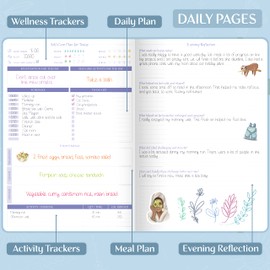 Legend Self-Care Journal – Guided Daily Reflection Journal to Support Mental & Physical Health – Daily Mood, Meditation & Personal Development Notebook – 26.5x18.5cm, Lasts 3 Months (Periwinkle Gold)