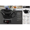 Prime Cuisine 17oz Electric Gravy Boat Warmer, Ceramic Gravy Boat