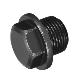 sourcing map Pack of 2 pipe fittings, hexagonal plug, carbon steel, M24 x 1.5 male thread