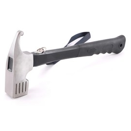 Camping Hammer Camping Mallet Tent Peg Puller, 12" high Carbon Steel Tent Hammer, Multifunction Outdoor Tent Stake Peg Mallet, Camping Hammer Heavy Duty, With Holding Stra (Black)