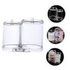 Ciieeo Multifunctional Cotton Pad and Swab Storage Box Lid Organizer