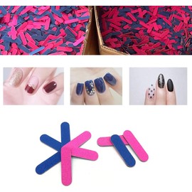 IERCZA Mini Professional Nail Files 180/240 Grit, Double Sided Nail File Emery Edges, Manicure Tools for Home and Salon Use（100 Pieces）