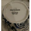 GRACE'S TEAWARE Dessert Rice Fruit Bowl Blue White set 2