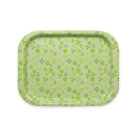 Tatsu Craft NS Tray, M, 14.2 inches (36 cm), Standard Collection, Clover, Green Non-slip Tray, Stylish, Kitchen Accessories, Plastic, Large, Small, Non-slip, Non-slip, Non-slip Tray, Non-slip Tray,