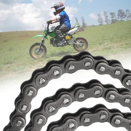 XAVSWRDE 158 Drive Chain Motorcycle 25h Bike Chain Link Chain Pocket Bike Chain for Pocket Bikes 47 cc / 49 cc Quad Vehicles 2 Stroke Engines Mini Moto Pocket Bike