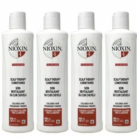 Nioxin System 4 Scalp Therapy Conditioner for Fine Hair, 10.1 oz (Pack of 4)