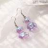 KH Aretes De Panditas Colores Tornasol