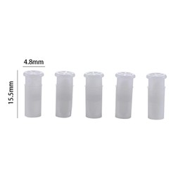 Kopida 100 Pcs Squeaker Reed Shoes Toy Repair Noise Maker Insert Replace, Plastic Toy Whistle DIY Accessories