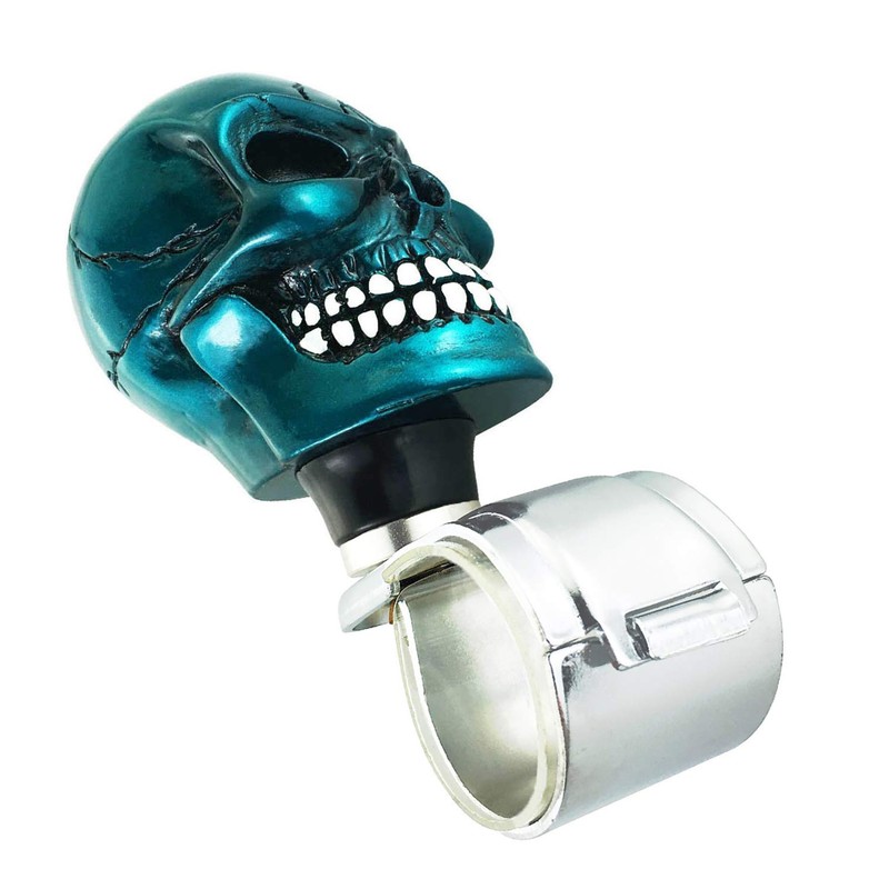 Abfer Car Steering Wheel Suicide Control Knob Skull Shape Power