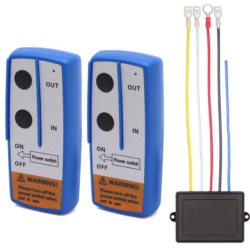 Torkettle 12V 500A Winch Solenoid Contactor Relay and Wireless Twin