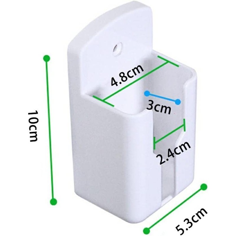 LATRAT Pack of 2 Remote Control Holders Wall Remote Control