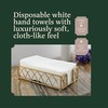 400-Pack BloominGoods Disposable Bathroom Napkins | Linen-Feel Guest Towels |