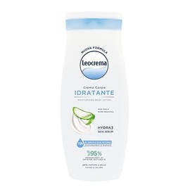 Leocrema - Moisturising Body Cream with Aloe Vera and Hyaluronic Acid, Moisturising for 72 Hours, 250 ml