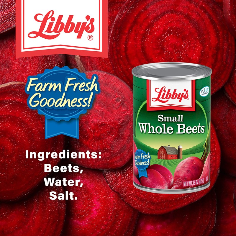 Libby's Small Whole Beets | Deliciously Earthy Flavor | Deep