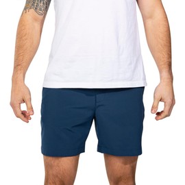 Chubbies Men's Performance Everywear Shorts 6 Inch Inseam, Water Resistant Chino Shorts, Navy, Medium