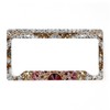 CafePress Bohemian Turquoise Red Rhines License Plate Holder Aluminum License