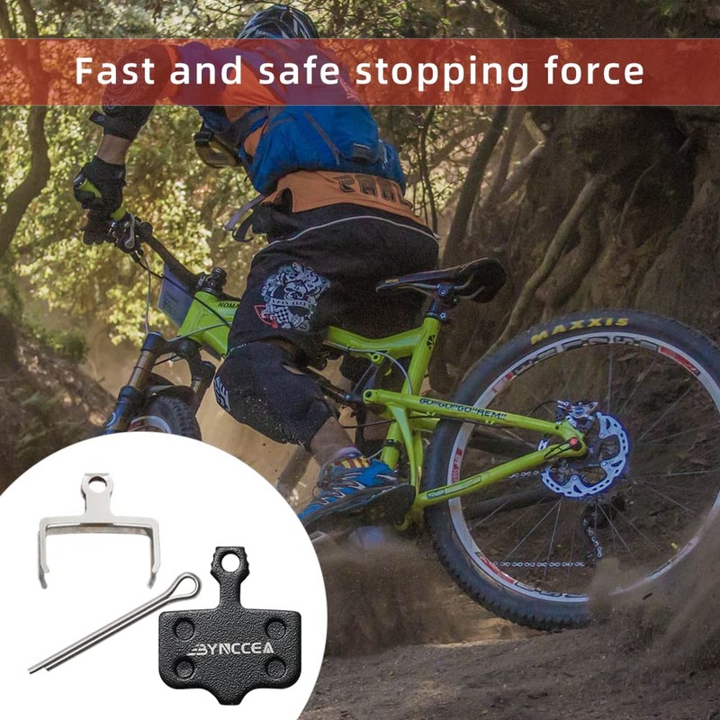 Bynccea Disc Brake Pads 4 Pairs Bicycle Brake Pads Suitable