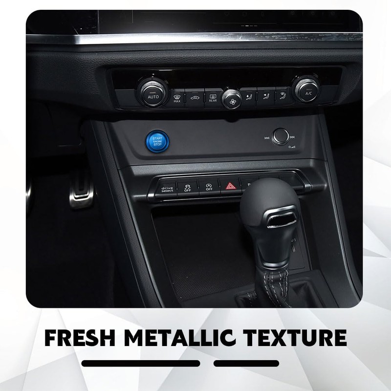 QZTYTY Car Push Start Button Cover, Ignition Switch Button, Engine