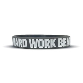 HARD WORK BEATS TALENT Wristband - Size: STANDARD - 8"