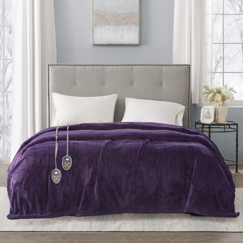 Beautyrest Heated Electric Blanket for Cold Weather, Fast Heating Heated