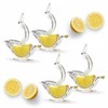 Uleeso Set of 4 Lemon Squeezer, Manual Juicer, Lime Squeezer,