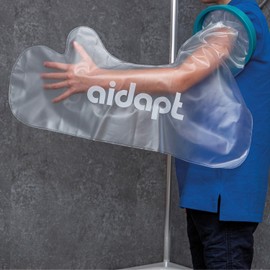 Aidapt Child's Reusable Waterproof Protector For Full Arms to Keep Casts, Bandages and Dressings Dry on Arm, Elbow, Wrists, Fingers and Thumbs When Showering and Bathing.
