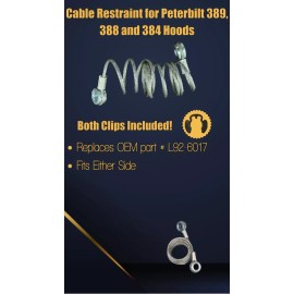 Unbranded Cable Restraint for Peterbilt 389. 388 L92-6017-1065 41.5" Cable, With Clips!