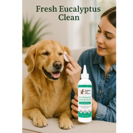 blogging dog products Dog Ear Cleaner Eucalyptus Ear Wash & Drying Solution, Gentle Ear Care for Dogs