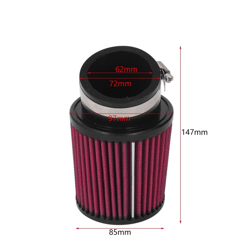 62mm Air Filter Aluminum Alloy Air Cleaner for CT200U BT200X