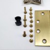 S. Parker UL1279 Self Closing Hinges 4.5" x 4.5" Satin