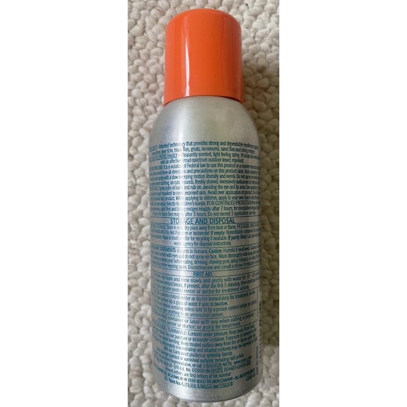 Avon Skin So Soft Bug Guard Plus Picaridin Aerosol Spray