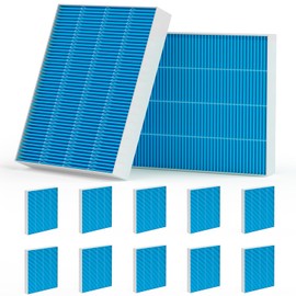 Leemone 12-Pack 6000S Humidifier Wick Filter Replacement for LEVOIT Superior 6000S Smart Evaporative Humidifier, Effectively Capture Large Particles and Minerals