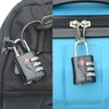 ZHEGE TSA Suitcase Locks, Luggage Locks, Padlocks, 3 Digit Locks