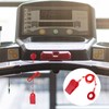 2pcs Treadmill Magnet Safety Key Universal, Magnetic Safety Switch Round