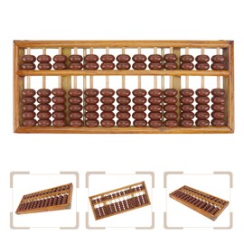 TOYANDONA 1 x Abacus Chinese Vintage Abacus Student Abacus Rekenrek Abacus Wooden Rake Board Soroban Professional Abacus Chinese Soroban Beads Arithmetic Child Wooden Counter