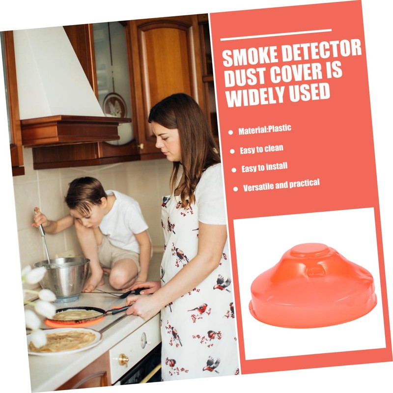 Operitacx Heat Detector for Kitchen Alarm Dust Cover Protection Decorative