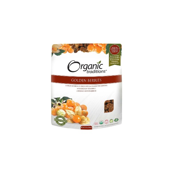 Organic Traditions Golden Berries Organic - 454g + BONUS